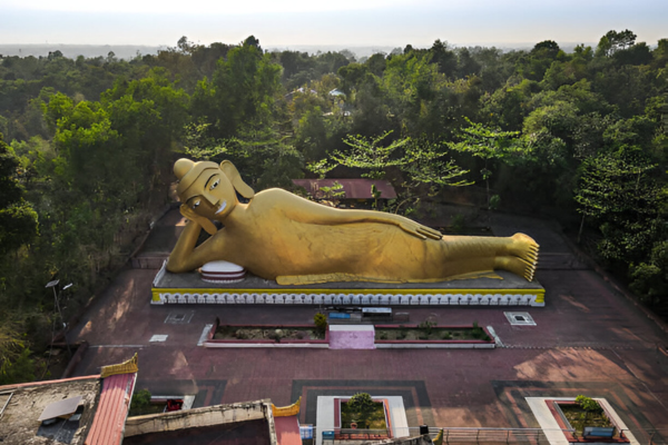 100 Feet Buddha Temple
